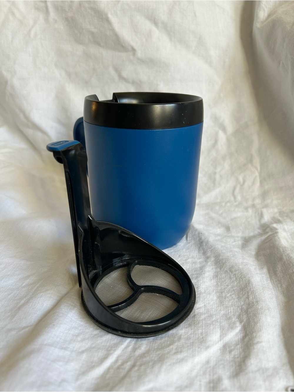 Zyliss Blue Travel French Press Mug - missing the Black Lid